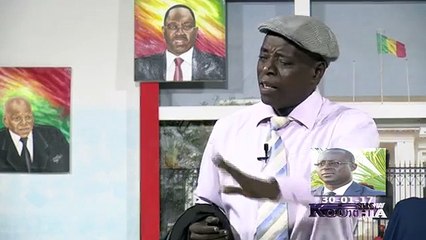 Les pleurs d'Augustin Senghor après l'élimination du Sénégal à la CAN 2017