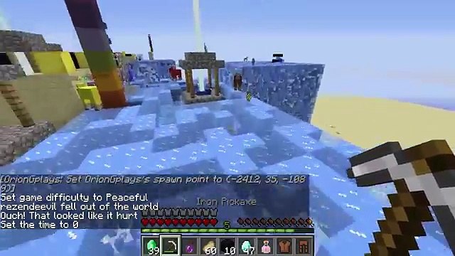 Minecraft- CUBÃO DISFARCE DE GELO !! - Lucky Block PVP