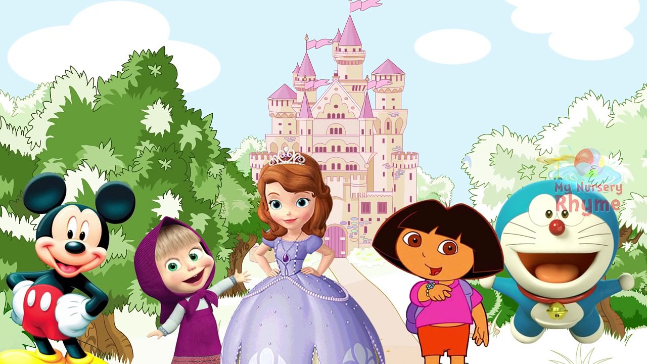 The Combined Cartoon Disney Finger Family Nursery Rhymes part - 1