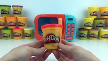 Magic Microwave Play Doh Melts into SLIME with Surprise Toys ,Pretend Play Video for Kids