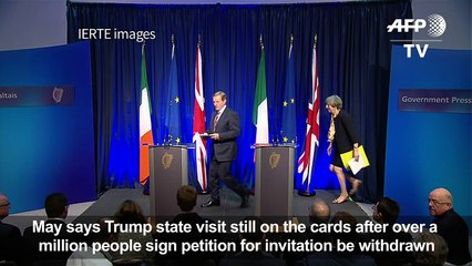 Trump's state visit invitation to Britain still stands: May