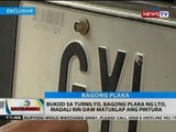 Bukod sa turnilyo, bagong plaka ng LTO, madali rin daw matuklap ang pintura