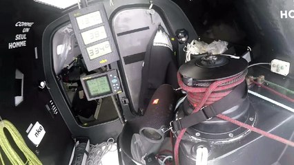 J85 : Ambiance à bord de COMME UN SEUL HOMME / Vendée Globe