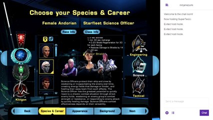 Andorian Female Sardate 2017.A00.00.01 - Creation - My Beautiful Blue Boobies Made Reality