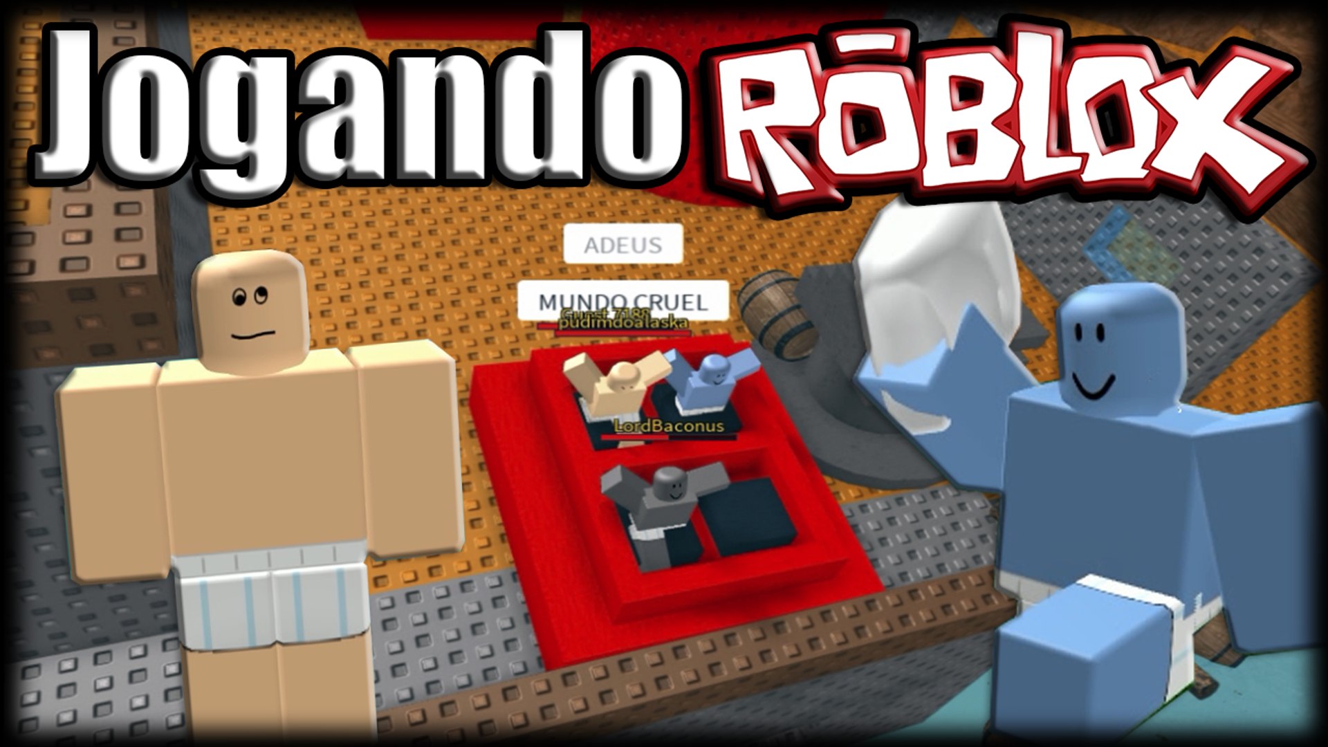 Jogando Roblox Simulador De Travesseiros Destruicao E Harambes Video Dailymotion - jogando roblox