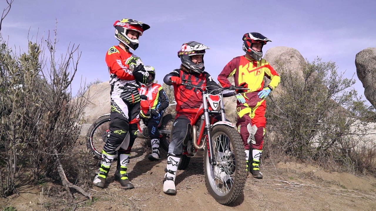 Fast Moto Guys On Trials Bikes
