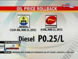 BT: Oil price rollback, ipatutupad