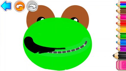 Drawing and painting a beautiful tiny frog