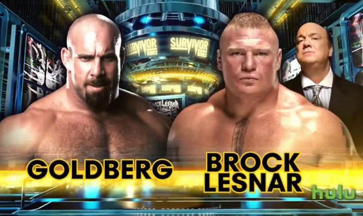 Survivor Series 2016 Brock Lesnar Vs. Goldberg - Lucha Completa en Español (By el Chapu)