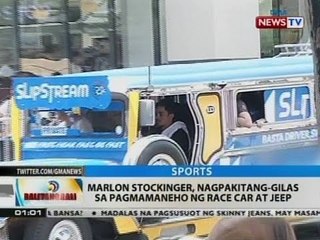BT: Marlon Stockinger, nagpakitang-gilas sa pagmamaneho ng race car at jeep