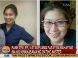 UB: Bank teller, natagpuang patay sa bahay ng ina ng kinakasama ng dating mister