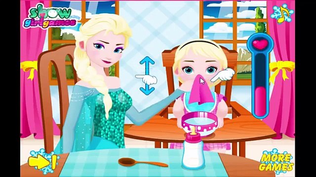 Замороженные Королева Эльза медсестра по уходу за ребенком игры W/ замороженные игры для детей