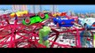 Hulk Smash Disney Pixar Cars McQueen | Nursery Rhymes Wheels On The Bus And More Kids Songs