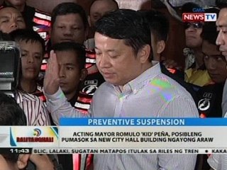 BT: Acting Mayor Romulo 'Kid' Peña, posibleng pumasok sa new city hall building ngayong araw
