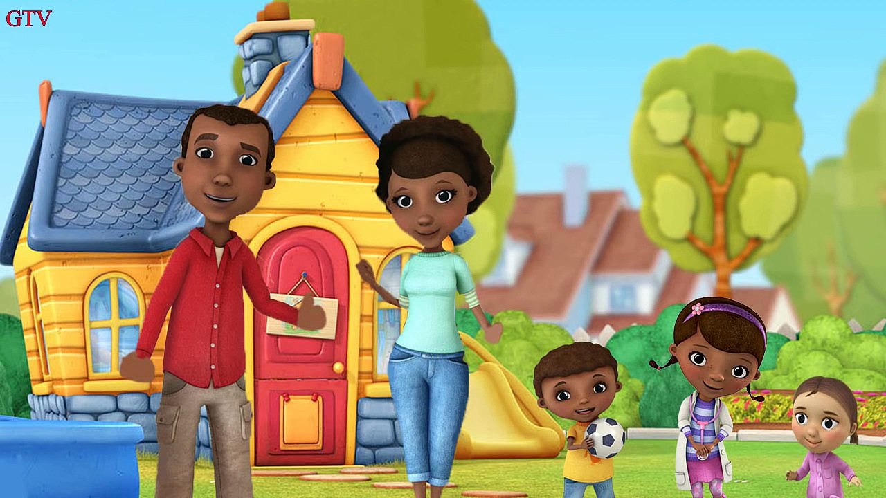 Doc McStuffins Finger Family Disney Cartoon Nursery Rhymes | Daddy Finger Kids Songs