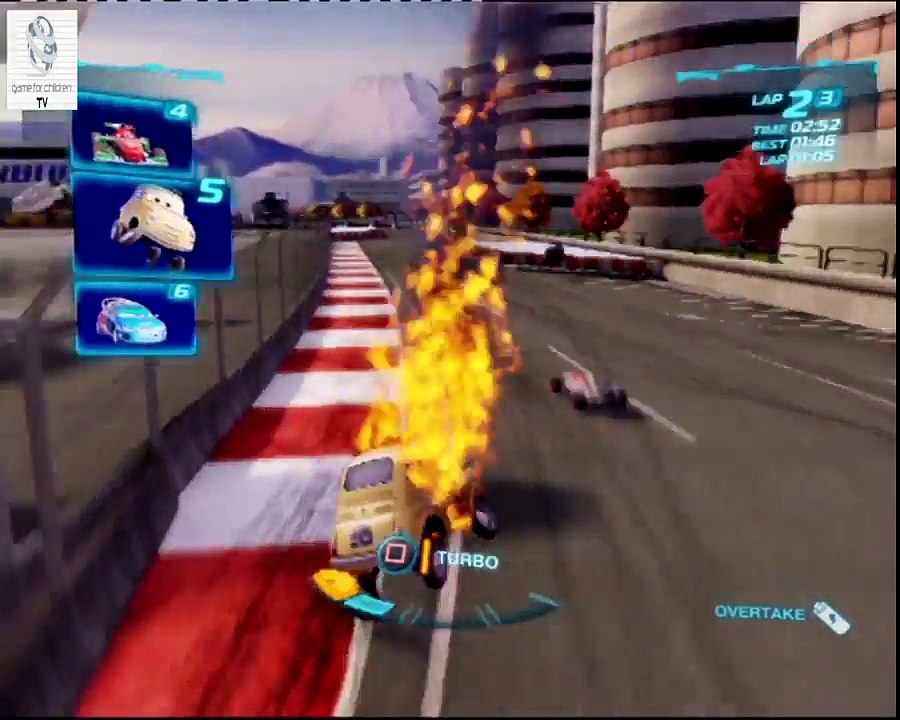 Cars 2 Game - Luigi - Runway Rour - Disney Car
