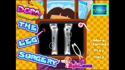 Dora the Explorer Game Movie - Dora The Leg Surgery - Dora Foot Doctor Game Episode