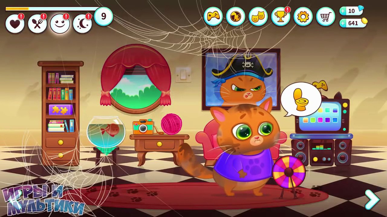 БУБУ / мультик игра про котенка БУББУ/ Мир БУБУ часть 1