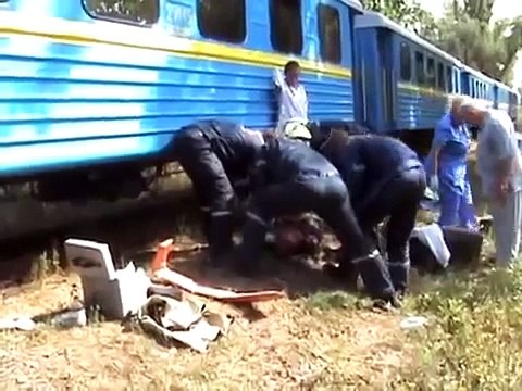 Сбили человека на Запорожской детской железной дороге 17.08.2013