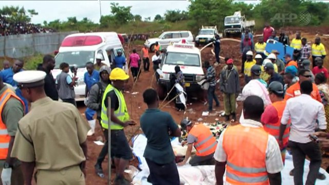 Garimpeiros são resgatados após desabamento de mina na Tanzânia