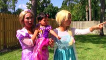 Baby Rapunzel Sick visits the doctor! w/ Frozen Elsa, Spiderman, Rapunzel funny superhoer video