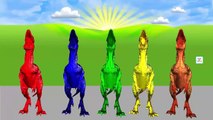 COLOURS DINOSAURS Learn Colours Songs Collection | Dinosaurs Dancing Cartoon Kids Funny Movies