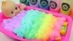 Baby Doll Bath Time Bubble Kinetic Sand Play Doh Toy Surprise Eggs Learn Colors YouTube