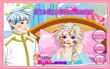Elsa Bee Sting Doctor - Disney Princess Elsa - Doctor Game For Kids