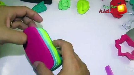 Play-Doh Kids - Play DOh Ice Cream - Make Ice Cream rainbow Playdoh For Peppa Pig toys