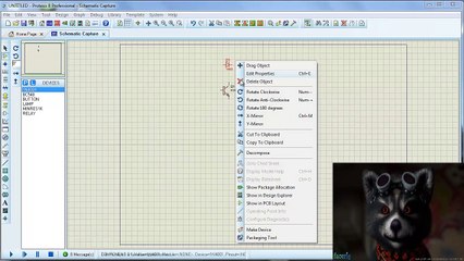 Video Aula - Acionando Relé no Proteus