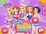 Elsa Royal Pj Party: Disney princess Frozen - Best Baby Games For Girls