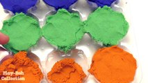 DIY How To Make Kinetic Sand Colors Balls Modeling and Kinetic Sand Molds