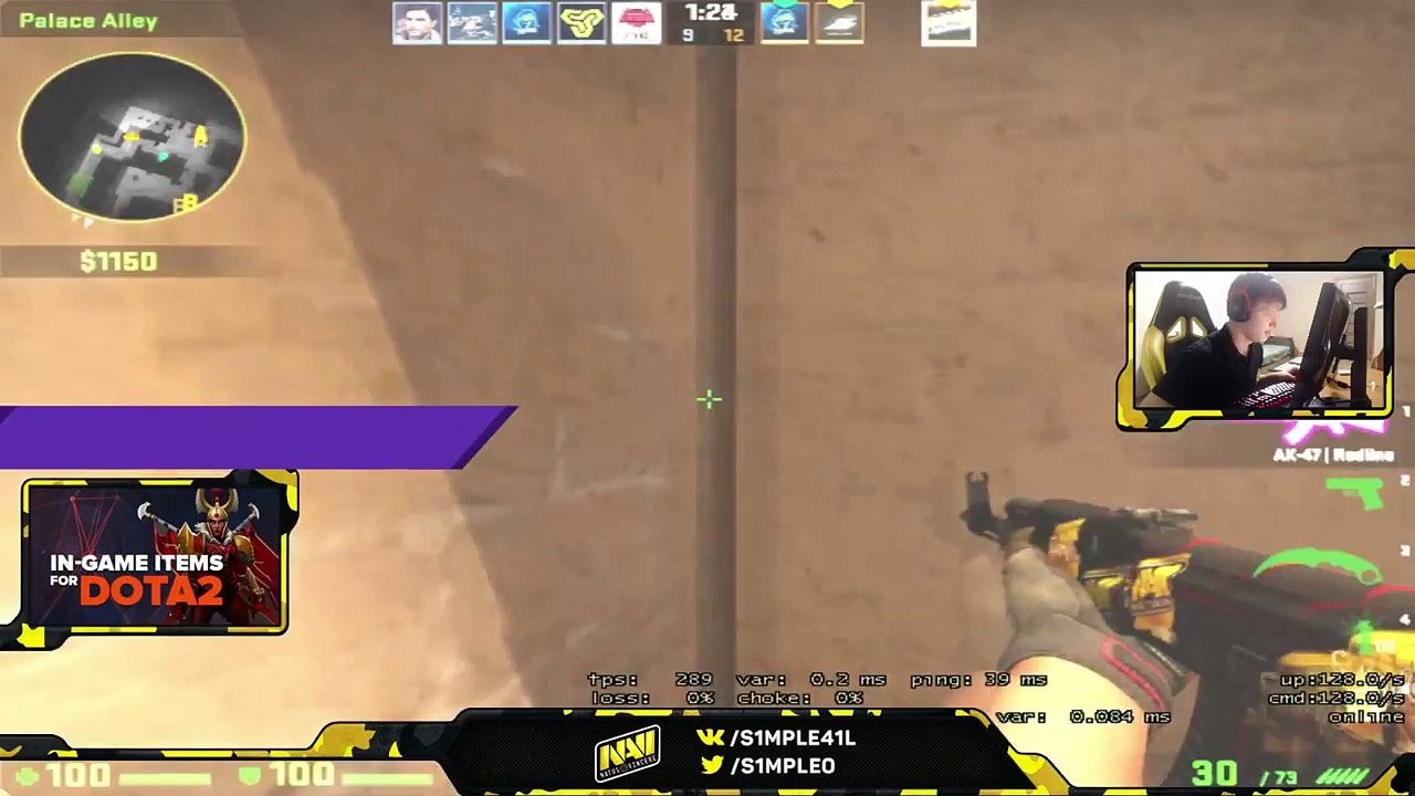 CS:GO - S1MPLE INSANE ACE!