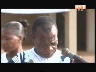 L'allocution de Tia Koné à la cérémonie de remise de la sous préfecture de Gbangbegouine