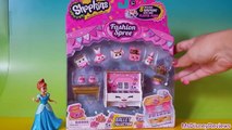 Shopkins Season 3 Playset Ballet Collection Fashion Spree Toy Unboxing Play Doh dress