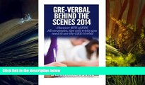 Download [PDF]  GRE-Verbal Behind The Scenes: Discover BTS of ETS For Ipad