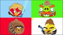 Angry Birds Coloring Pages For Learning Colors - Angry Birds Space Star Wars Movie Coloring Book