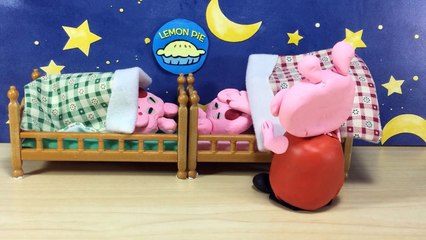 Свинка пеппа туалет обучение мокрая кровать и какать в штаны плей-doh стоп-Моушн с динозавр Джорджа
