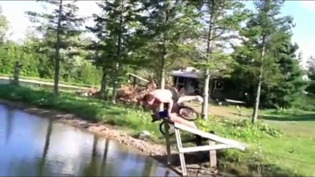 Компилация 5 - пребивания с колело при опит за скачане от рампа за Октомври 2015. Bike ramp jump.