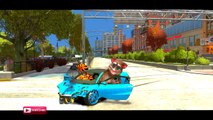 COLORS ACURA NSX 2016 SUPER CARS & COLORS TALKING TOM CAT NURSERY RHYMES SONGS FOR CHILDREN