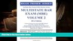 PDF  Rigos Primer Series Uniform Bar Exam (UBE) Review Series Multistate Bar Exam MBE Volume 2