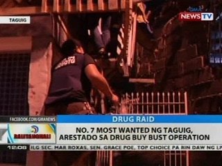 No. 7 most wanted ng Taguig, arestado sa drug buy bust operation