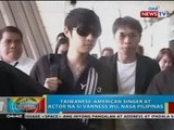 BP: Taiwanese-American singer at actor na si Vanness Wu, balik-Pilipinas