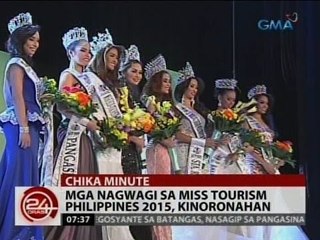 24 Oras: Mga nagwagi sa Miss Tourism Philippines 2015, kinoronahan