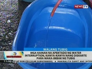 Mga kainan na apektado ng water interruption, kanya-kanya nang diskrate para maka-imbak ng tubig