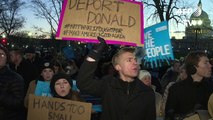 Oposición de EEUU protesta contra decreto migratorio de Trump