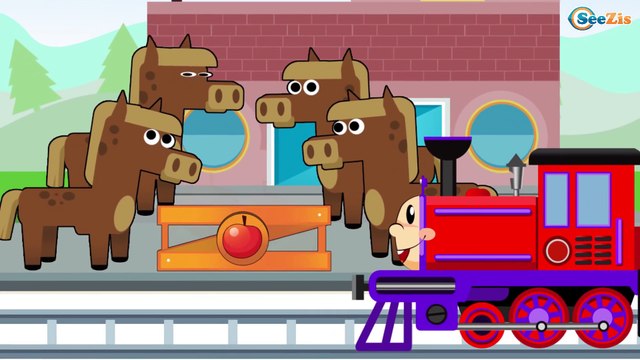 Trenes Infantiles | Dibujos Animados Educativos | Caricaturas de Trenes para niños