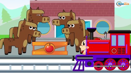 Trenes Infantiles | Dibujos Animados Educativos | Caricaturas de Trenes para niños