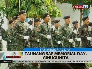 BT: Taunang SAF memorial day, ginugunita