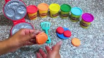 Learn Colors Counting with Spiderman Surprise Play Doh Rainbow Burger for Toddlers Learning Fun